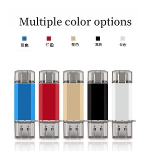 流行的金属USB C双头Type-c闪存驱动器2.0 3.0兼容平板手机和电脑Pendrive - Product Image 4