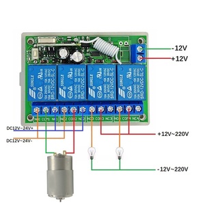 433MHz universeller drahtloser Fernbedienung schalter für festen Code und Rolling-Code-Empfänger Fernbedienung empfänger 433,92 MHz