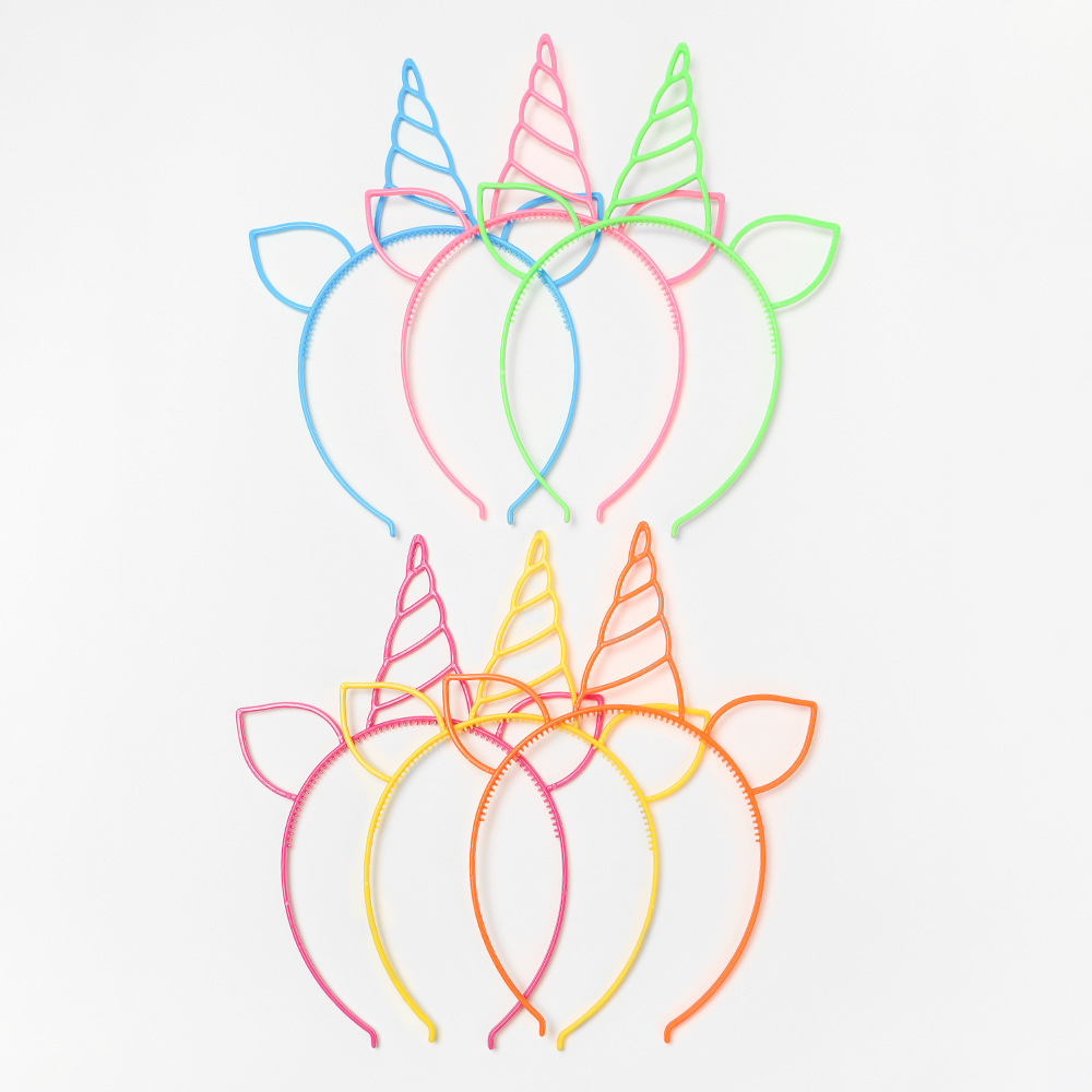 A pack of 12 hair bands
