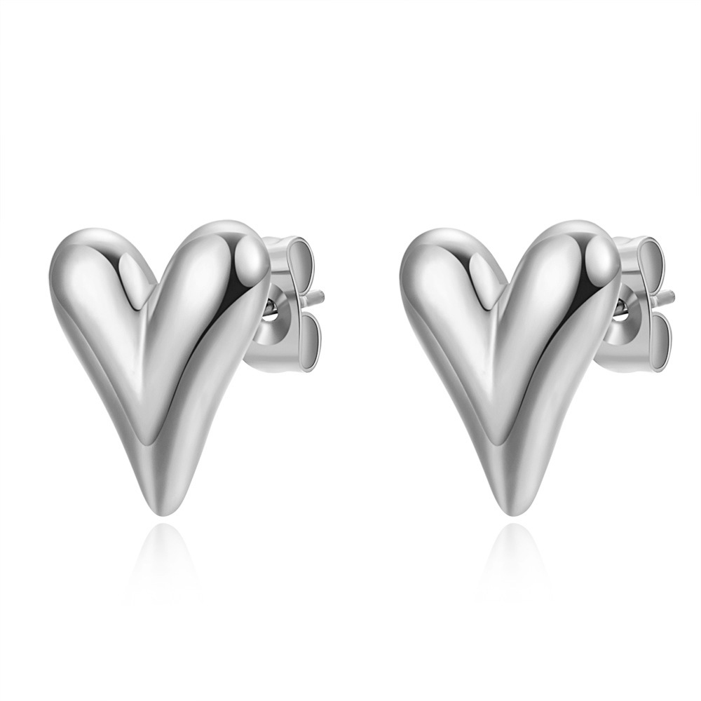 Boucles d'oreilles en acier