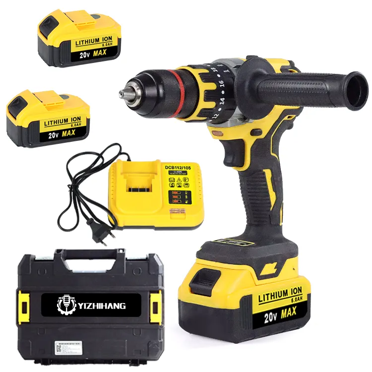 KM 21V Impact Screwdriver Cordless Drill Impact Electric Power Tools Cordless Drill Battery