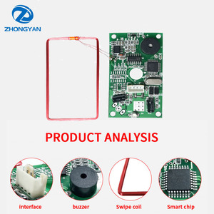 Modulo lettore di schede RF Read modulo EM4100 RFID con porta seriale RS232/UART