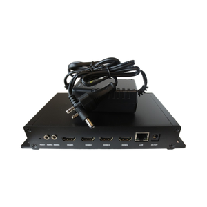 Codificatore Video portatile HD H.264 H.265 a 4 canali per lo Streaming Live e la trasmissione Radio e TV supporta i protocolli RTMP e UDP - Product Image 6