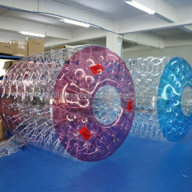 طبقة واحدة PVC الاطفال كرة بكرة الماء المستخدمة في ملاهي ألعاب