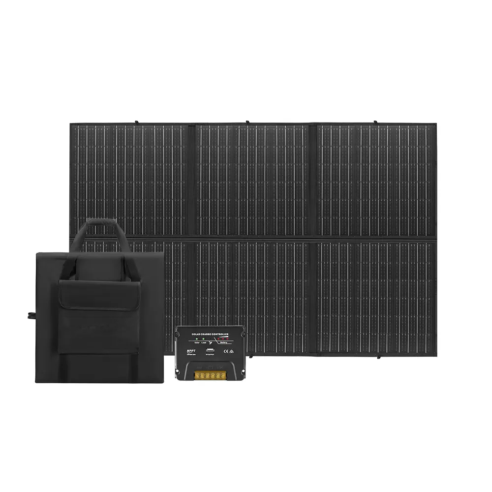 Kit de cobertor dobrável portátil para painel solar, kit com 12v, 300w, mono, ar livre, rv, carro