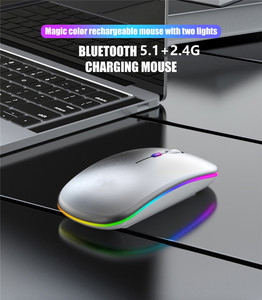 Nhà Máy Bán buôn chơi game Chuột không dây với tùy chỉnh LED Backlit mini phong cách cho PC USB máy tính xách tay UBOX Logo trạng thái - Product Image 4