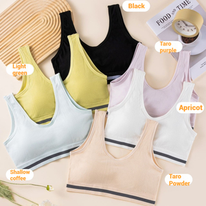 Damen Tube Top Rippe nahtlosen BH ohne Stahlring Brust Wrap BH Schwamm Tank Top <span class=keywords><strong>Running</strong></span> Crop Top für Mädchen
