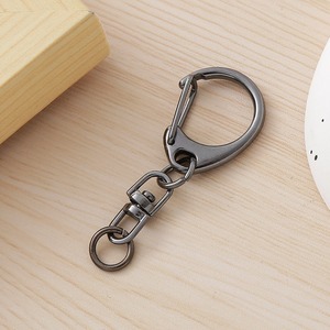 Factory <strong>C</strong> Buckle Keychain Bulk Metal Spring <strong>Key</strong> Rings Swivel Hook Keychain Jump Ring Handmade DIY Accessory <strong>C</strong> <strong>Shape</strong> <strong>Key</strong> Chains - Product Image 6