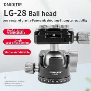 Kinfto หัวบอล LG28จุดศูนย์ถ่วงต่ำการออกแบบให้เปิดยูคู่แบบพาโนรามาสามารถทนทานสำหรับขาตั้งกล้องและขาตั้งกล้องขาเดียว - Product Image 5