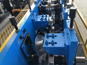 钢型材制造金属螺柱和轨道滚压成型机轻型钢架CD UD CW UW通道干墙机 - Product Image 5