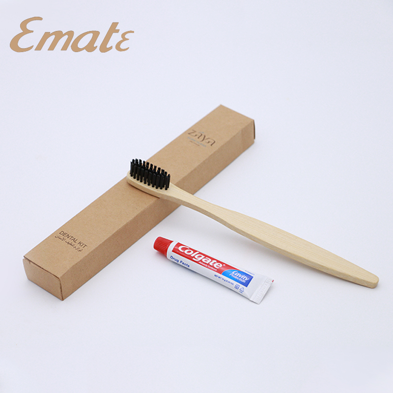 Hotel bamboo toothbrush kit