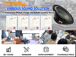 100*45mm Faixa Completa Woofer para Casa Inteligente Interna Magnética 4 Ohms 5W Orador Cavidade Retangular