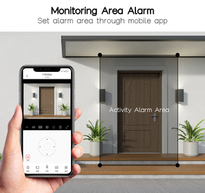 Sistema de cámara CCTV DE SEGURIDAD Wifi inalámbrico a prueba de agua para exteriores con 3 lentes, detección de movimiento, visión nocturna, uso doméstico, cámara IP PTZ - Product Image 4