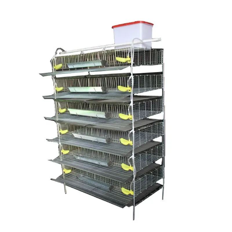 Cages d'élevage de cailles de transport de panier de volaille de capacité portante forte à vendre