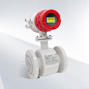 เครื่องวัดการไหลของน้ำเสีย DN65แบบบูรณาการแบบปกติที่มีการบุ PTFE DN50อัจฉริยะน้ำมันแม่เหล็กไฟฟ้าขนาดกลาง - Product Image 2