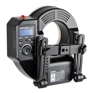 Godox AR400 400W Li-ion Battery LCD Panel Powerful <strong>Macro</strong> LED Ring <strong>Flash</strong> Speedlite Video Light Kit for <strong>Camera</strong> DSLR