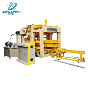 Aiwei Fully Automatic Bricks Product <strong>Line</strong> QT10-15 Automatic <strong>Block</strong> <strong>Making</strong> <strong>Machine</strong> for <strong>Making</strong> <strong>Building</strong> Material - Product Image 1