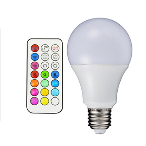 E27 B22 3W 5W 10W RGB + W renkli LED lamba ışığı 16 milyon renk değiştirme ampul + uzaktan kumanda led rgb ampul - Product Image 1