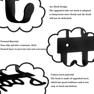 Tùy Chỉnh Phòng Tắm Văn Phòng <span class=keywords><strong>Washlet</strong></span> Khăn Giá Móc Treo Tường Hiện Đại Sắt Áo Giá Khăn Móc Chìa Khóa - Product Image 5