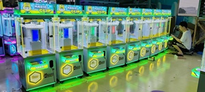 Factory <strong>Cheap</strong> <strong>Coin</strong> Operated Game Machine Colorful Lighting Toy Claw Doll Claw Clip Machine Clip Doll Machine for <strong>Sale</strong> - Product Image 6