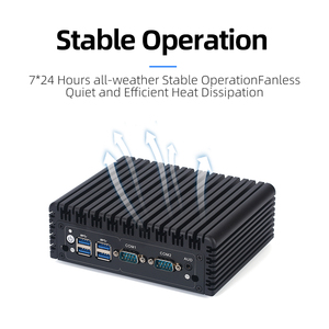 OS industrial mini pc publicidad caja ordenador brazo integrado industrial Android Linux rk3288 5005U placa Ubuntu dual LAN Linux