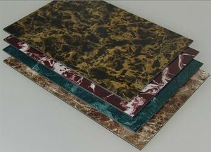 PVDF PE-beschichtete Stein-Aluminium-Verbund platte für Innen-und Außenwand verkleidung Robuste Aluminium verkleidung platte - Product Image 3