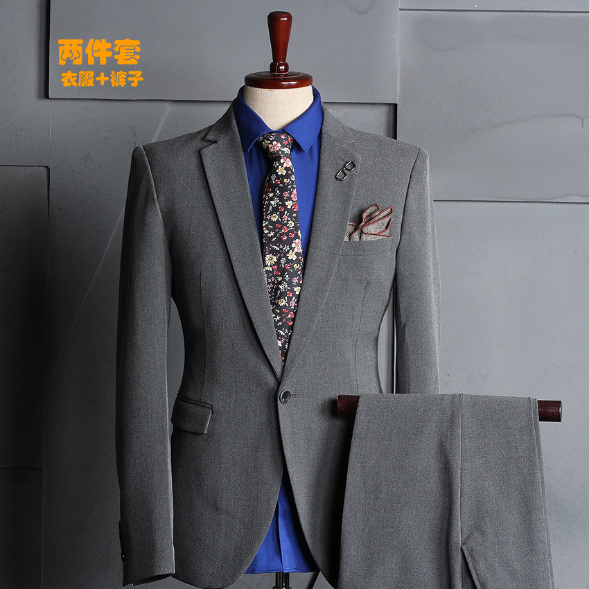 Medium gray (suit + trousers)