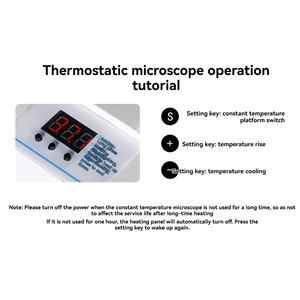 <span class=keywords><strong>Microscope</strong></span> biologique utilisé exclusivement par les cliniques pour animaux de compagnie <span class=keywords><strong>Microscope</strong></span> à température contrôlable Observation du sperme - Product Image 4