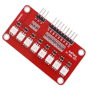 Colore completo RGB 5050 LED SCM circuito stampato scheda di controllo modulo PCB Design per Arduino AVR braccio rosso