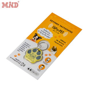 Custom Printing QR <strong>Code</strong> Pet Keychain RFID Epoxy NFC ID Name Tag for Engraving