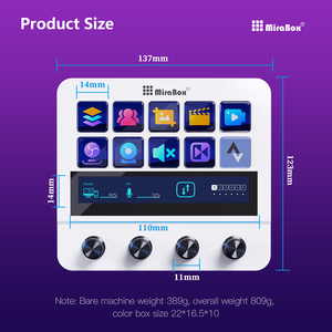 Almohadilla macro N4 personalizada para serpentinas y editores-Pantalla táctil, 10 botones LCD, 4 perillas-OEM directo del fabricante - Product Image 5