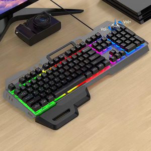 Teclado mecánico con cable retroiluminado a granel, teclas de teclado para juegos delgadas para teclado mecánico - Product Image 4