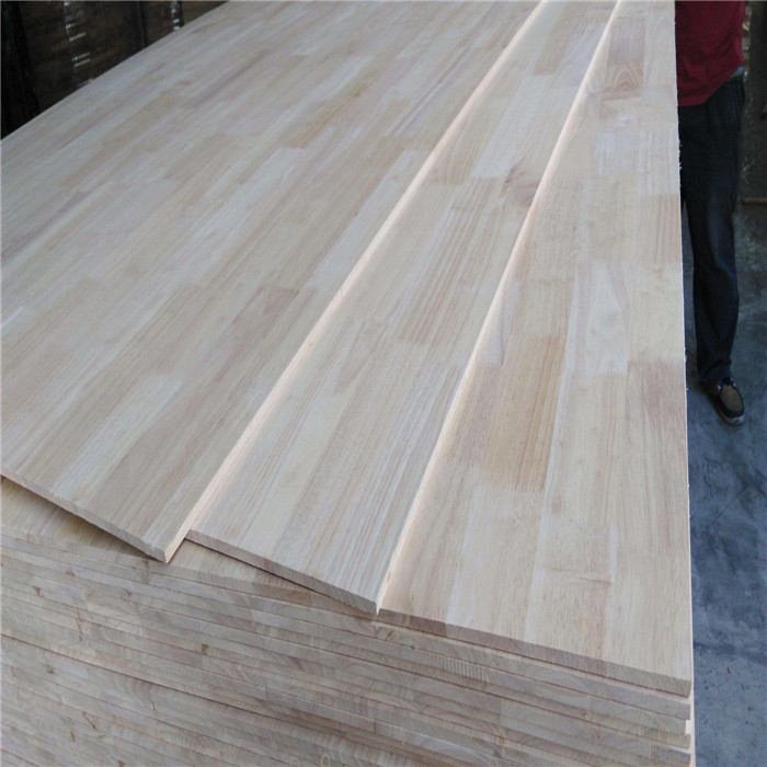 finger joint rubber wood finger joint board 1220x2440x18mm Pine/rubber for furniture
