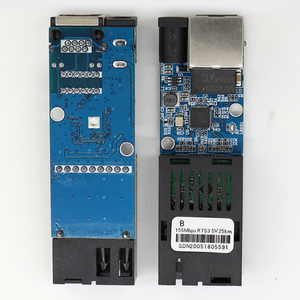 BYXGD-miniconvertidor de medios de fibra óptica, modo único, marcha atrás, POE, rápido, ethernet3fibra, 2RJ45, SFP - Product Image 4