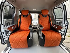 2024 Toyota Hiace Vito Vclass ชุดเบาะนั่งรถตู้สปรินเตอร์แปลงได้วัสดุหนังสำหรับการเดินทางตั้งแคมป์ที่สะดวกสบาย - Product Image 6