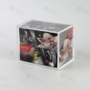 New Arrival rõ ràng Acrylic Booster mini hộp thiếc hiển thị trường hợp cho 8 tins - Product Image 1
