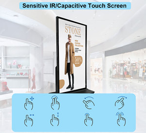 70 75 86 дюймов полноэкранный напольный киоск рекламы Android LCD Digital Signage дисплей с программным обеспечением CMS - Product Image 2