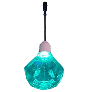 RGB DMX512 dim noel dekoratif kristal hafif Led ampuller bahçe asılı ışıklar açık düğün gösterisi olay