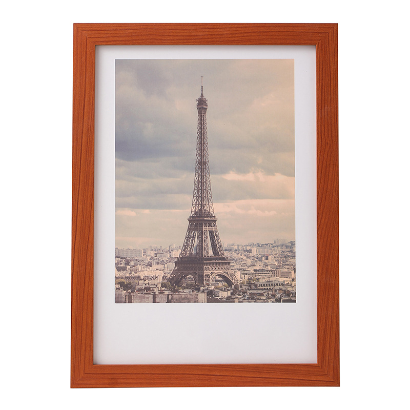 Couleur bois rouge sans tapis blanc