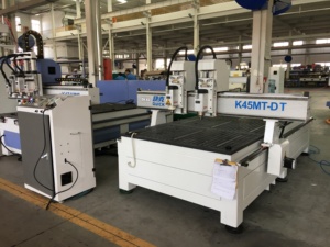 ראשים כפולים לנתב cnc <span class=keywords><strong>wod</strong></span> Nother 8x מכונת חיתוך מסגרת עץ עם שני ספינדל