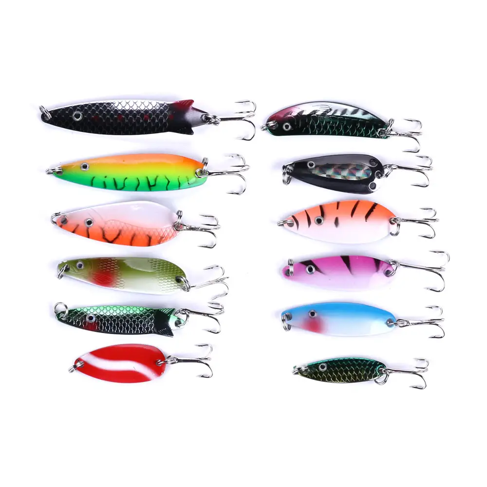 175g 30 cái/bộ câu cá Spinner lure mồi bao bì tốt liên hệ với tôi