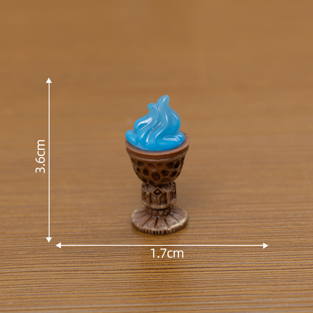 5 tasses colorées à flammes