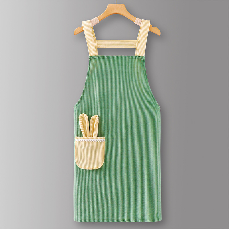 GreenLZ628Corduroy strap rabbit ears