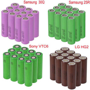 100% orijinal orijinal 18650 3.7V 2500mAh <span class=keywords><strong>20A</strong></span> 8C Li-Ion pil inr18650-25r cep