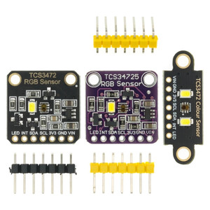TCS34725 düşük güç IR engelleme filtresi RGB işık renk sensörü tanıma Diy kiti elektronik PCB kartı Arduino için programlanabilir