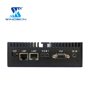 Mini Pc Computadora de escritorio Todo aluminio Sin ventilador Cliente Delgado Enrutador industrial Computadora Brother Pc System Unite Desktops - Product Image 2