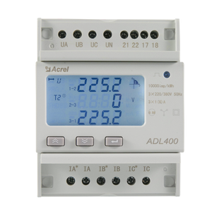 Acrel ADL400 3 fases 4 cables fuente bidireccional CT entrada RS485 Modbus MID medidor de energía multitarifa para gestión de red inteligente