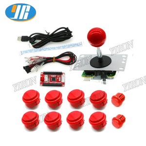 Sanwa DIY Neo Geo <strong>Arcade</strong> Game Joystick Kit <strong>USB</strong> <strong>Controller</strong> with <strong>Raspberry</strong> <strong>Pi</strong> PC360 Android Zero Delay Board Coin Pusher Amusement
