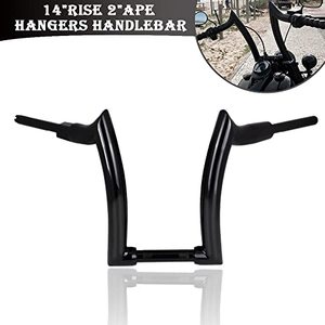 Hiệu suất cao xe máy xử lý thanh 14 ''tăng 2 "APE Hanger <span class=keywords><strong>Handlebar</strong></span> nhôm phù hợp cho Softail chất béo cậu bé - Product Image 2