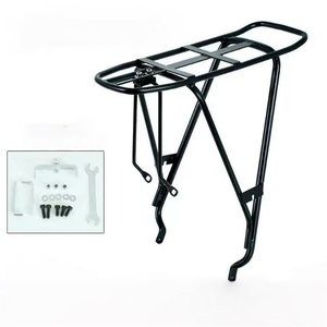 Bán Buôn Đen Xe Đạp Rack-<span class=keywords><strong>Rear</strong></span> Hành Lý Tàu Sân Bay Với Hàng Hóa Xe Đạp Pannier Rack Núi Cho Xe Đạp Rắn Sắt Xe Đạp Phía Sau Tàu Sân Bay - Product Image 5